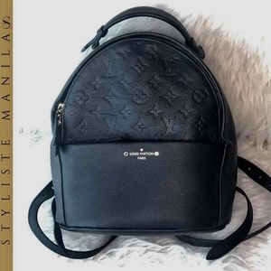 LOUIS VUITTONBlack Monogram Empreinte Leather Sorb